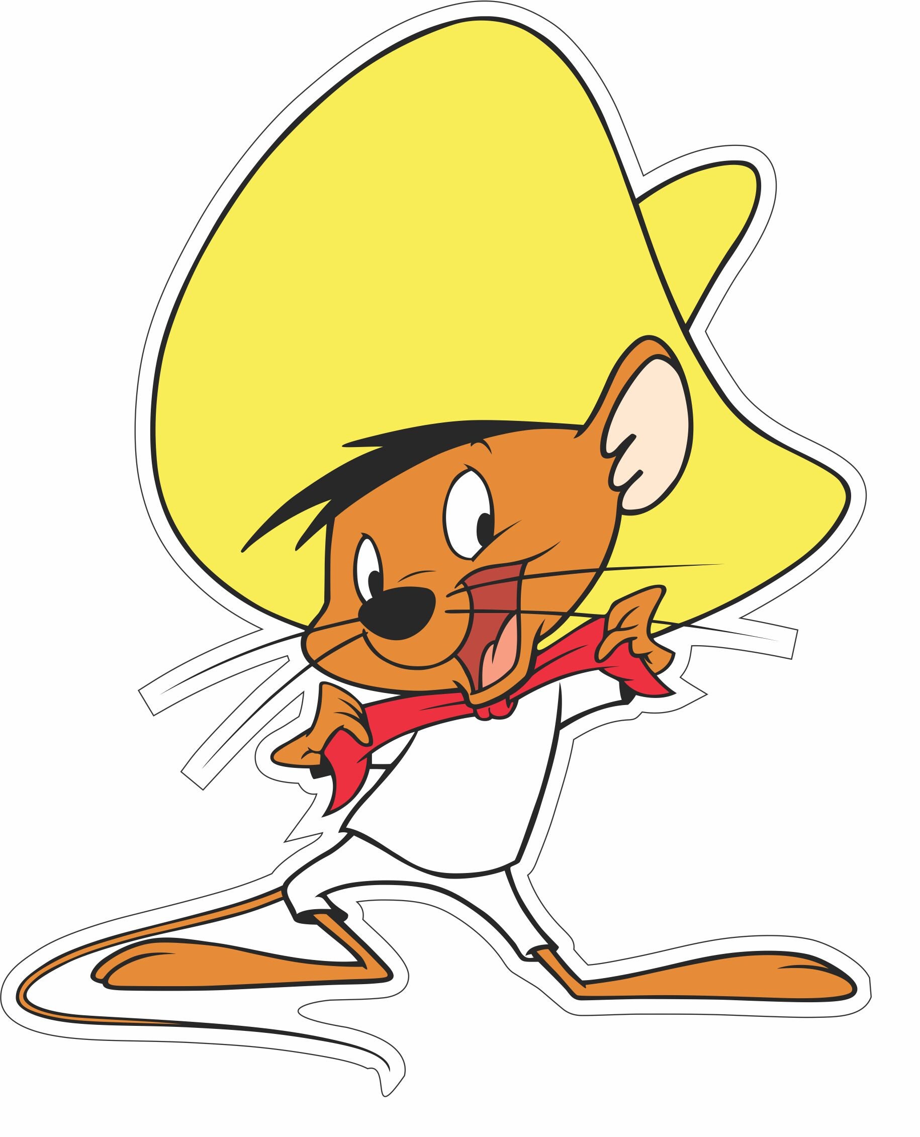 Speedy Gonzales 002 Vinyl Sticker Decal Cad Cut Looney Etsy Canada