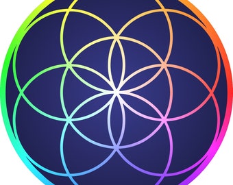 Metatron's Cube - Vinyl Sticker Decal - Sacred Geometry Magick Magic ...