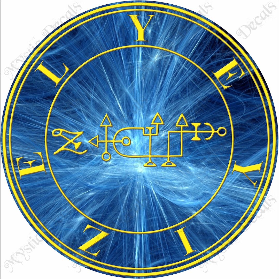 40. Yeiazel Angel Sigil Ieiazel Vinyl Sticker DECAL Full Etsy