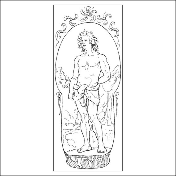 tyr god of war' Sticker