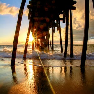 Avon North Carolina Fishing Pier Sunrise - OBX