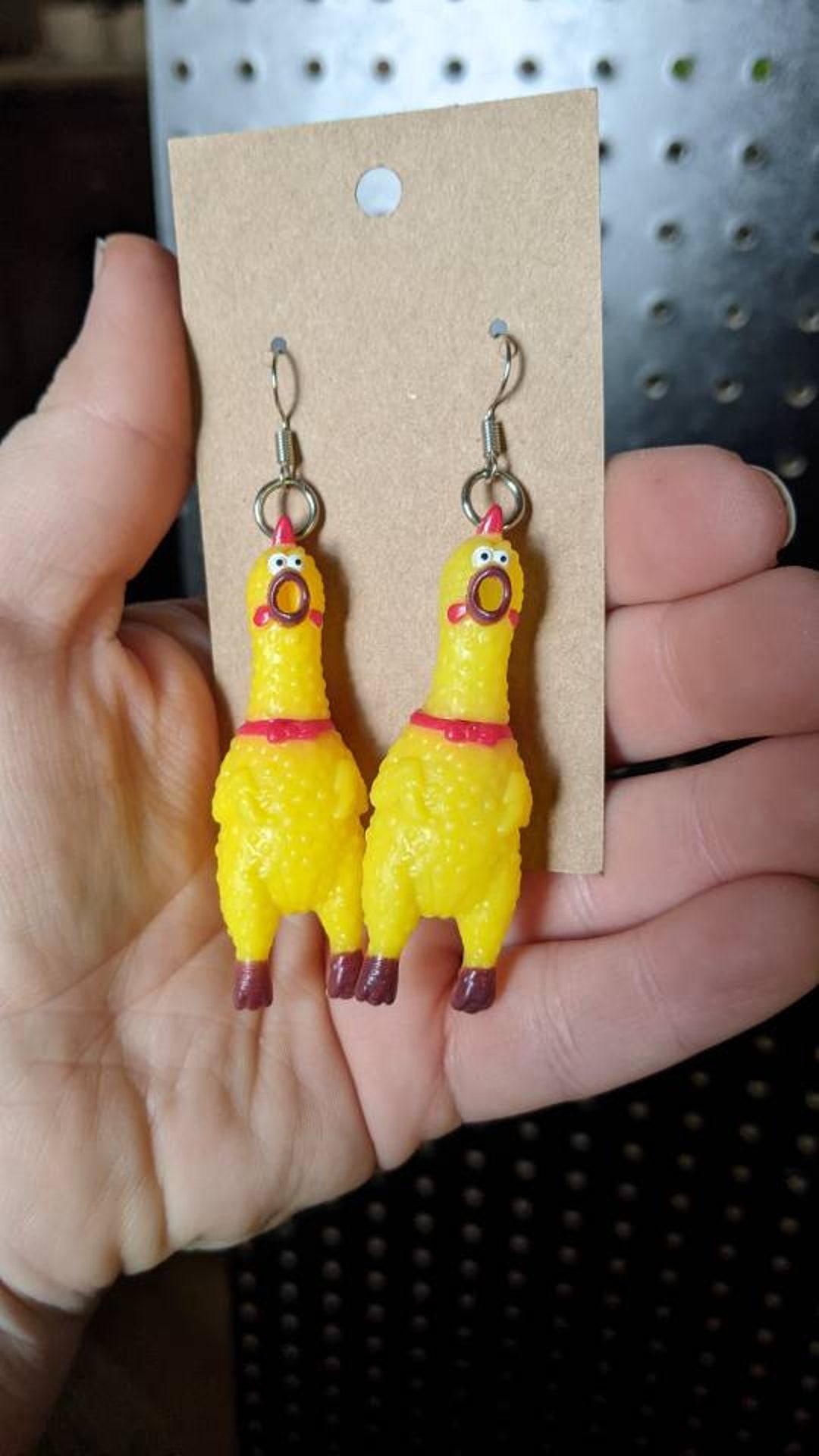 Rubber Chicken Earrings Etsy
