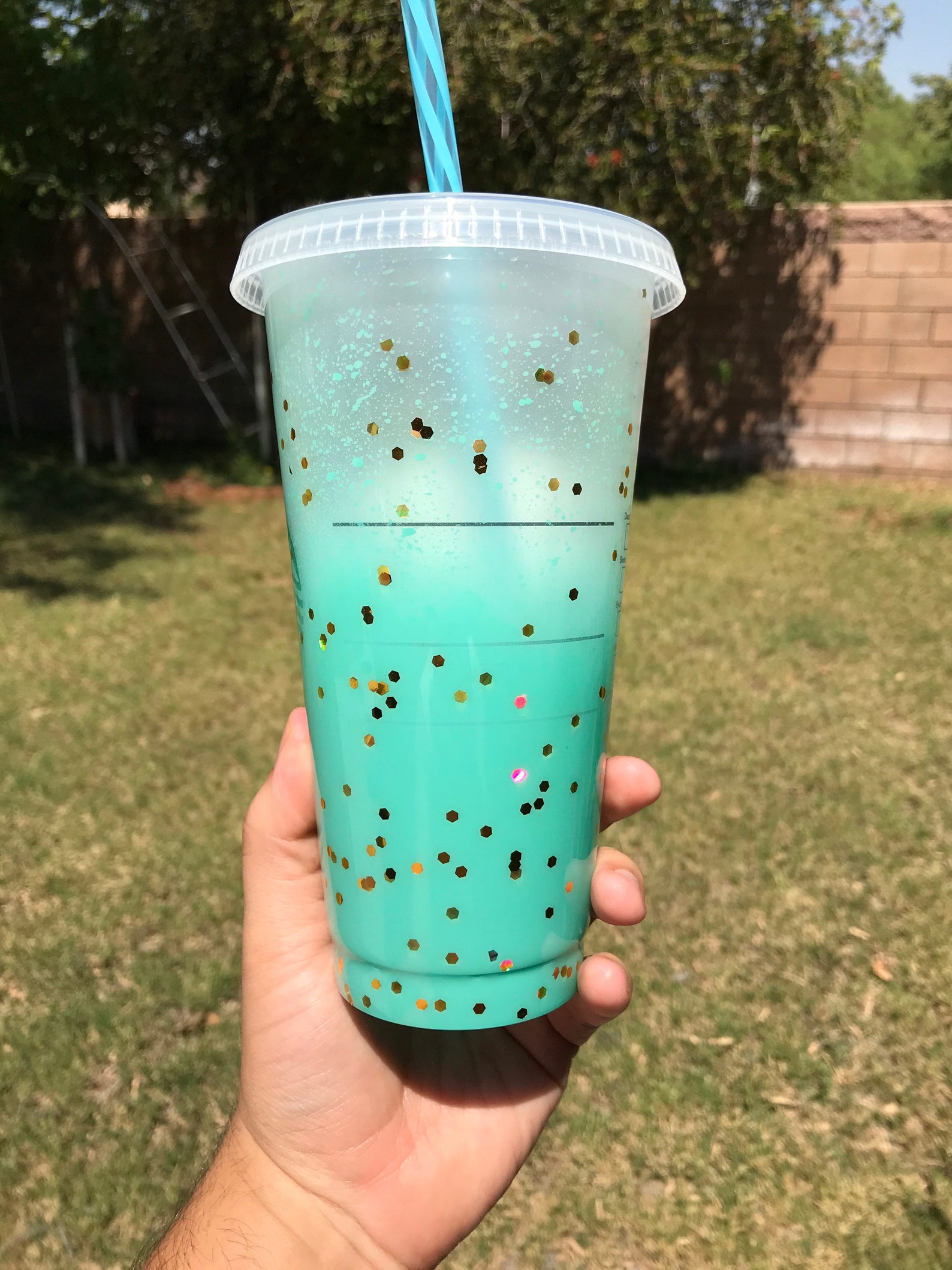 Custom Reusable Venti Starbucks Cold Cup Tumbler Inspired by Etsy