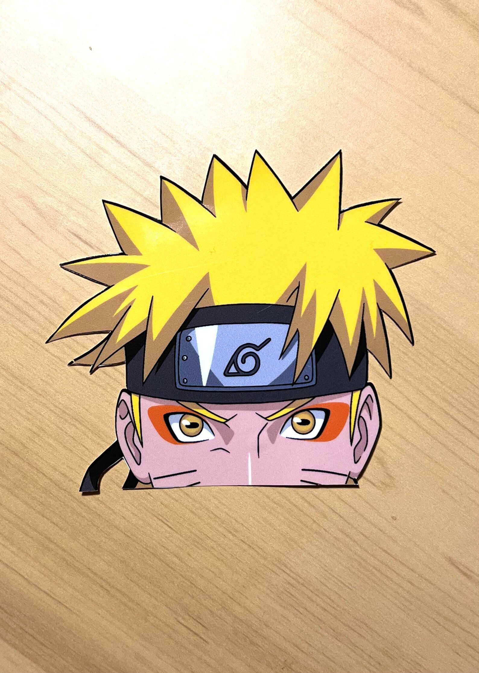 Naruto Sage Anime Peeker Sticker Decal Etsy