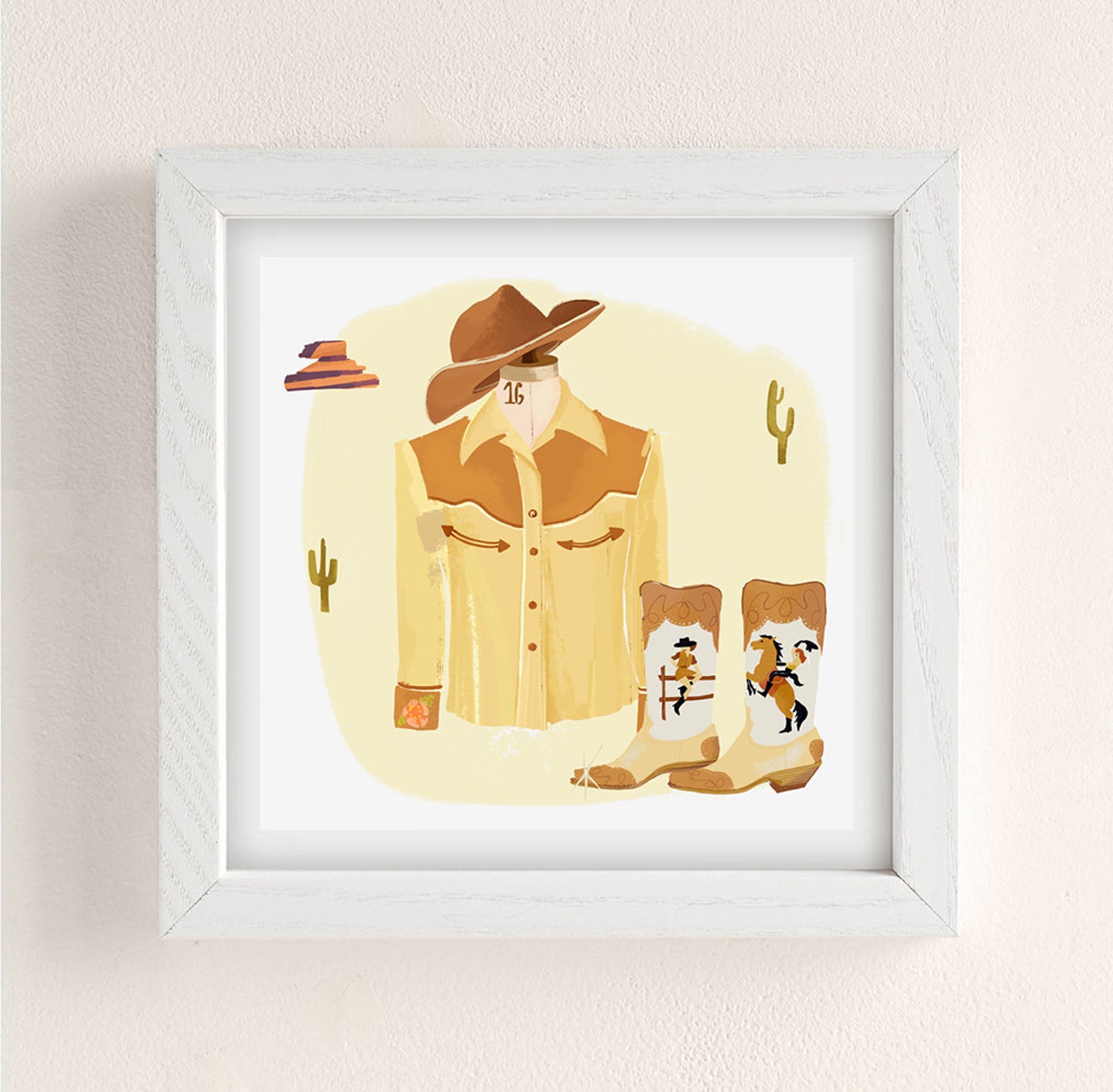 Cowboy Art Western Home Decor Digital Downloads, Printable, Boys Girls