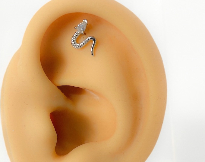 Helix Piercing #181 925 Silver Snake