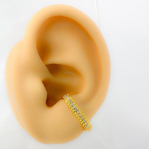 Ohrringe Ohr Stecker earcuff earclimbers 925 Silber vergoldet cubic zirconia era cuff boho hippie punk style schmuck
