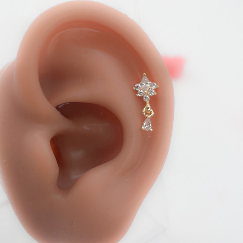 PIERCINGO Schraubaufsatz Chirurgenstahl 316L - Für Dermal Piercing 1.2mm