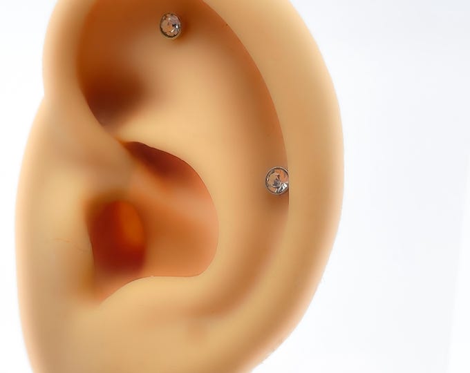 Piercing Chirurgen Stahl silber vergoldet