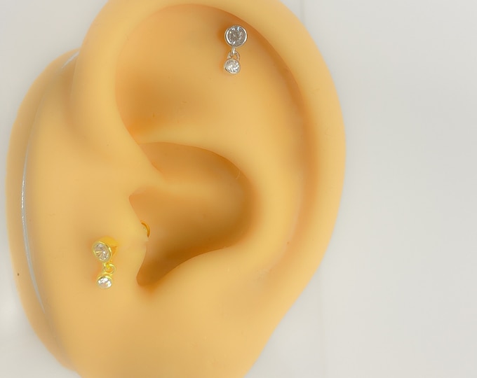 Helix s925 silber vergoldet