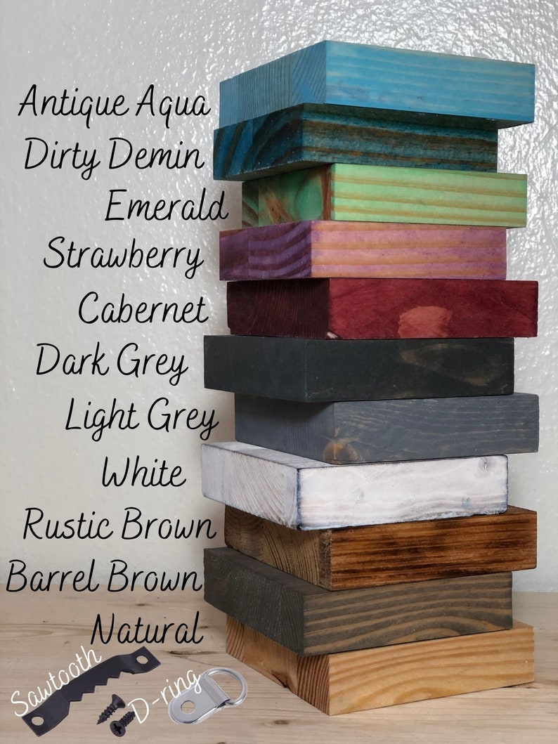 Personalized Pine Wood Shadow Box: Custom Quote Display image 6