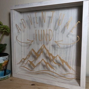 Adventure Fund Shadow Box • Travel Fund • Money Holder • Gift for ...