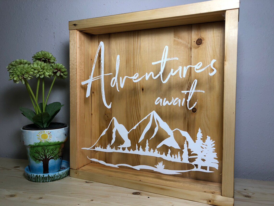 Adventure Shadow Box Adventure Fund Shadow Box Travel Fund | Etsy