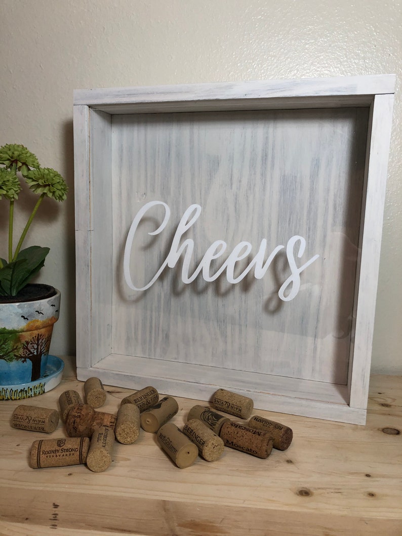 Wine Cork Holder Beer Cap Holder Corks and Caps Shadow Box Etsy