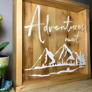 Adventure Shadow Box • Adventure Fund Shadow Box • Travel Fund Shadow ...