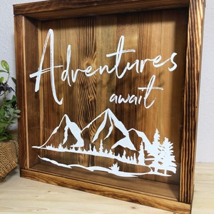 Adventure Shadow Box • Adventure Fund Shadow Box • Travel Fund Shadow ...