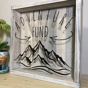 Adventure Fund Shadow Box Travel Fund Money Holder Gift for Couple ...