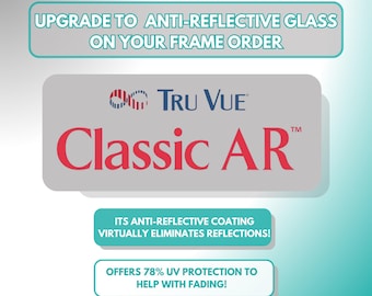 Upgrade Your  Glass Display | Classic AR 78% UV Conservation Anti-Reflective Picture Frame Glass Covers | Glass For Picture Frames