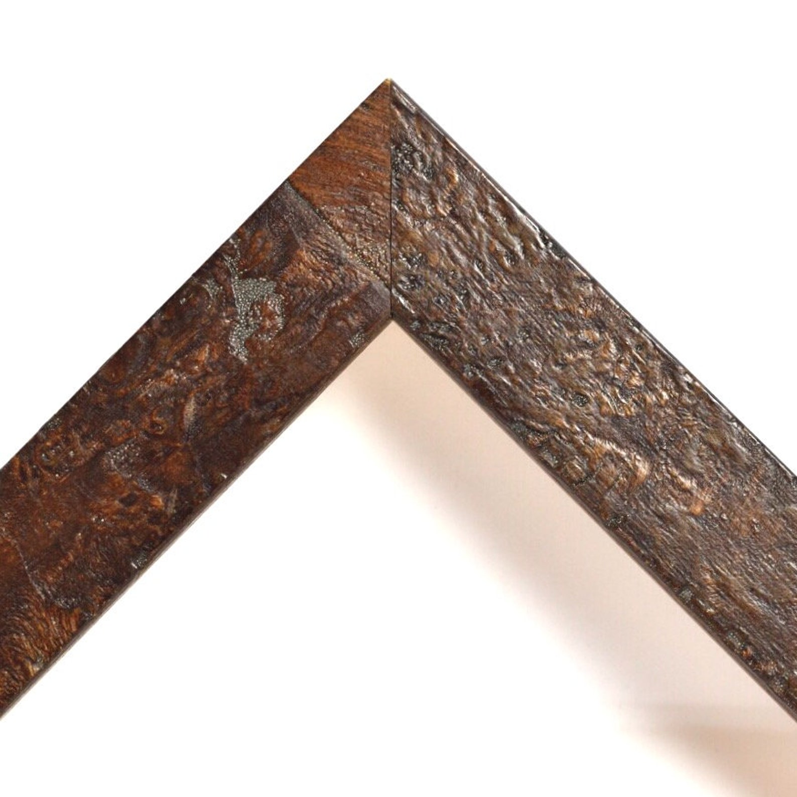 Rustic Burl Wood Picture Frame Burled Wood Custom Frames for Etsy