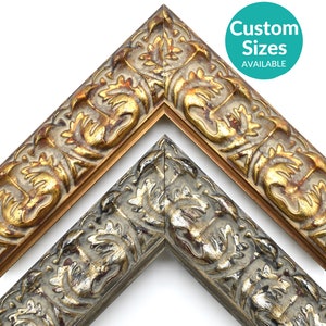 Élégant cadre photo espagnol personnalisé avec couverture UV à 90 %, décoration d'intérieur victorienne décorative, cadres Art déco de style vintage pour oeuvre d'art mural