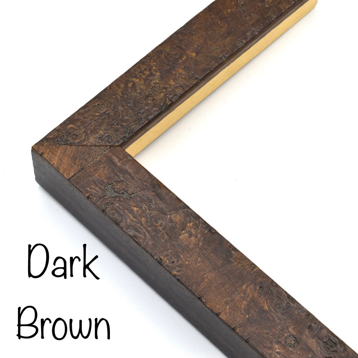 Rustic Burl Wood Picture Frame Burled Wood Custom Frames for Etsy