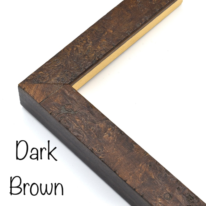 Rustic Burl Wood Picture Frame Burled Wood Custom Frames for - Etsy