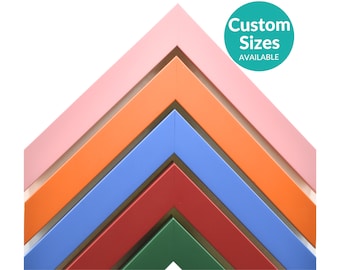 Colorful Modern Picture Frame UV Protective Acrylic Glass Ready To Hang | Custom Picture Frames | 4x6 5x7 8x10 11x14 12x16 12x18 16x20 18x24