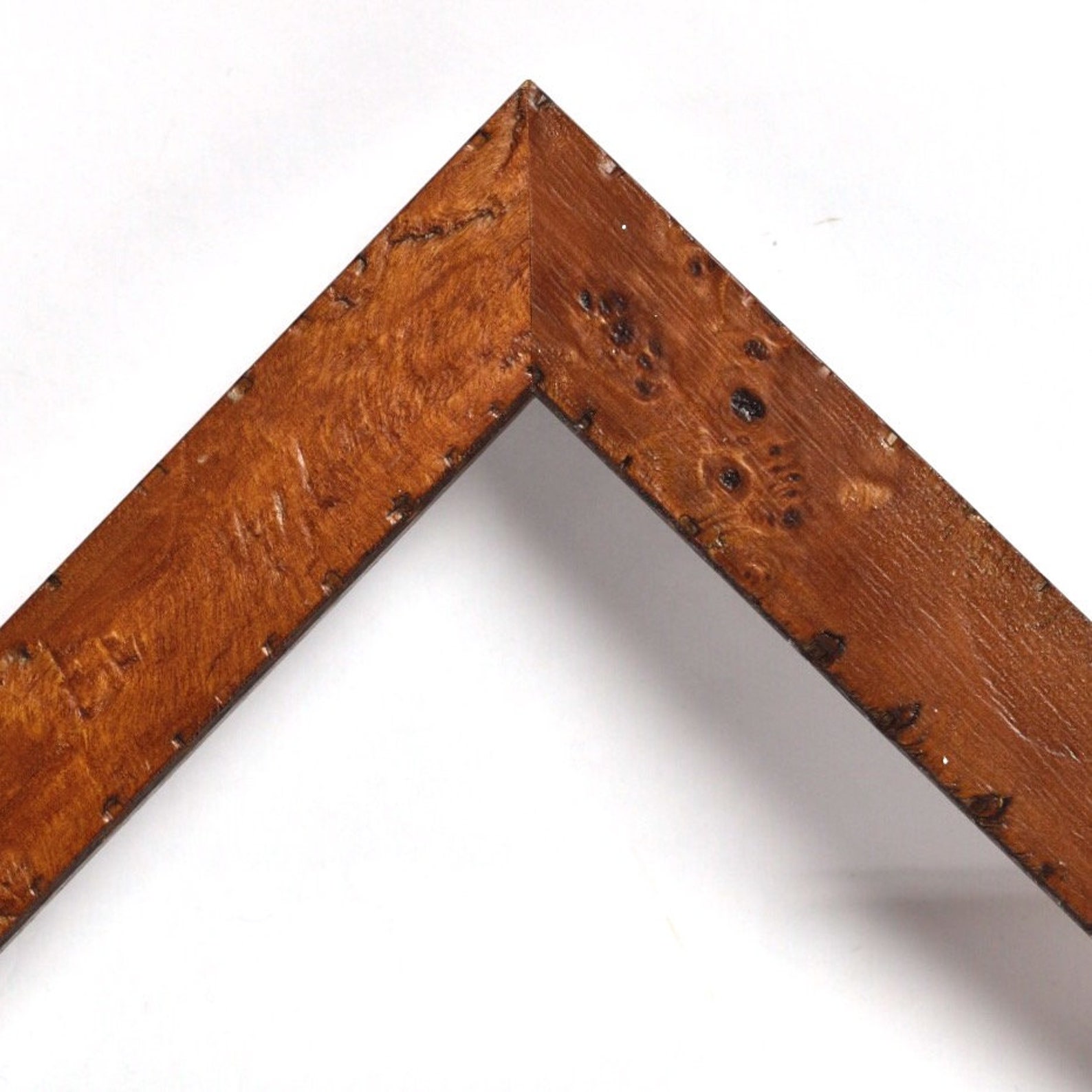 Rustic Burl Wood Picture Frame Burled Wood Custom Frames for Etsy