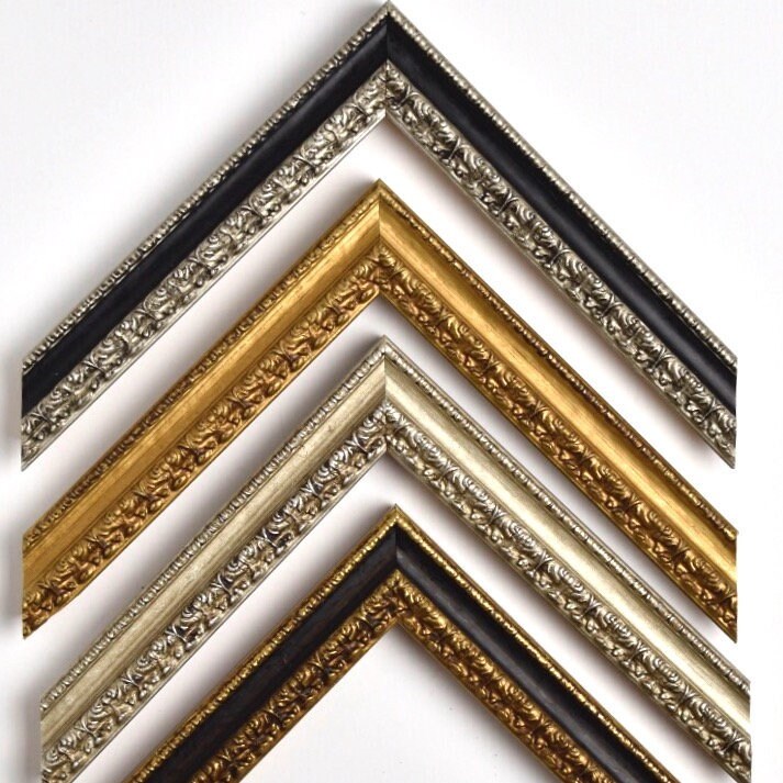 Cadre Photo Antique Espagnol, Cadres Décoratifs Personnalisés Ornés Victoriens Pour L'art Mural, Or 