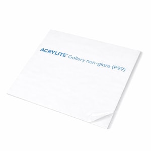 Non-Glare Reflection Control Acrylic Glass Framing Grade Acrylic w/ 90% UV, P99, Any Size, 4x6, 5x7, 8x10, 8.5x11, 11x14, + Custom Sizes