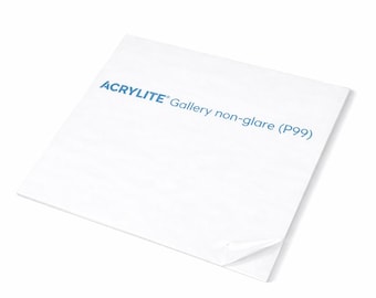 Non-Glare Reflection Control Acrylic Glass Framing Grade Acrylic w/ 90% UV, P99, Any Size, 4x6, 5x7, 8x10, 8.5x11, 11x14, + Custom Sizes