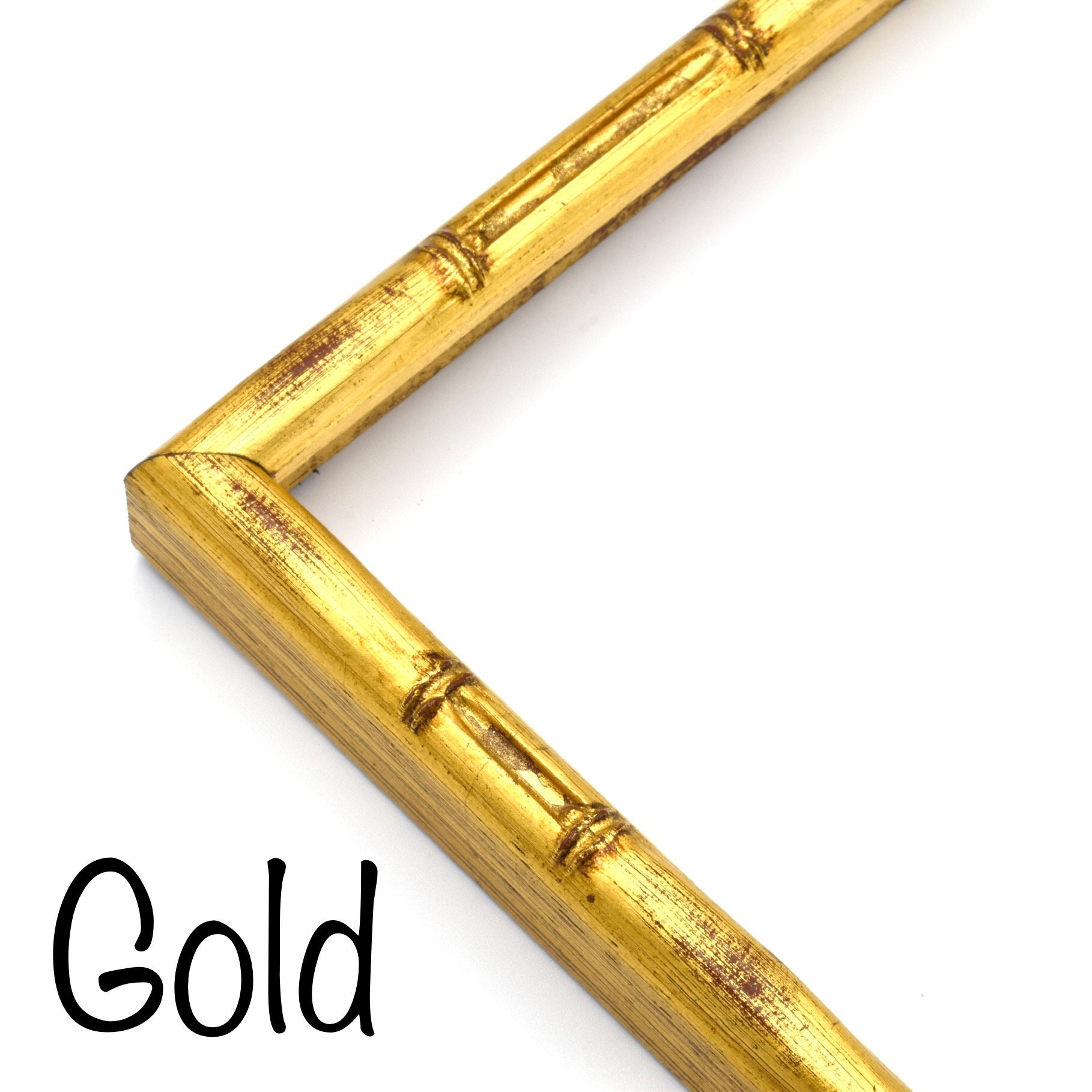 Exotic Thin Bamboo Picture Frame Tropical Beach Tiki Custom Etsy.de