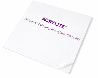 Non Glare 99% UV Protection Acrylic Glass: Conservation Framing, Custom Size