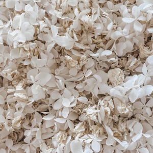 Confettis biodégradables mariage en fleurs stabilisées 1L, décoration cérémonie, confettis pétales naturelles baptême, confection sur-mesure