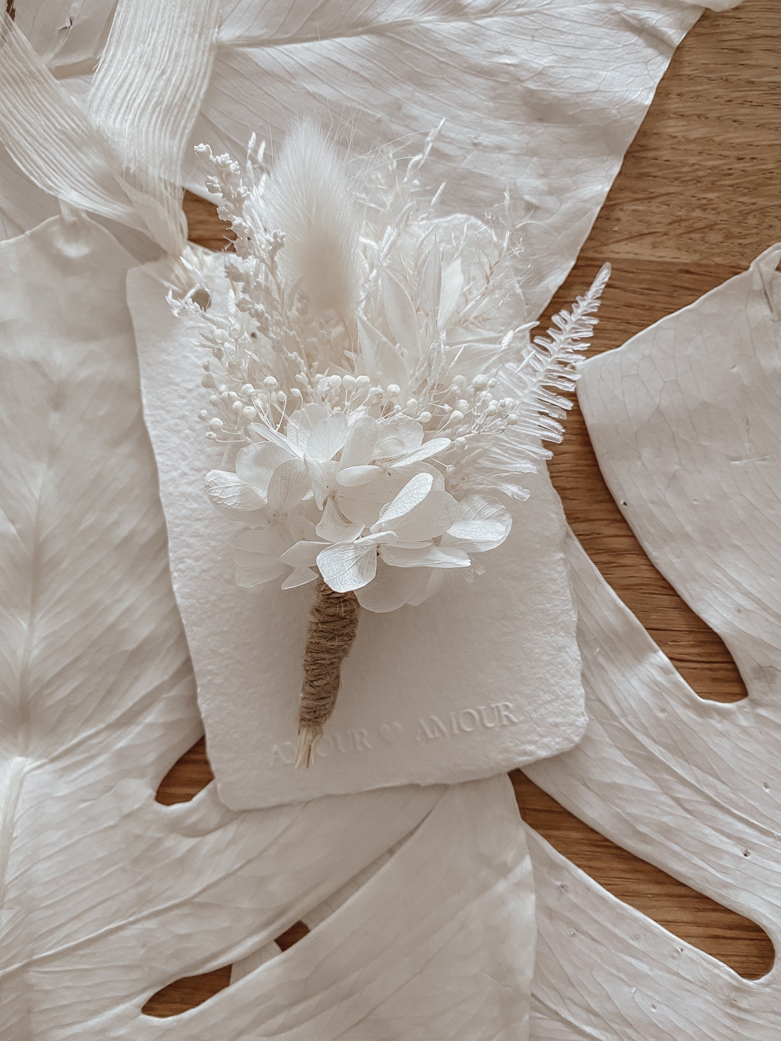Boutonnière Homme Femme Enfant Broche Violet Gris Fleur Robe Mariée
