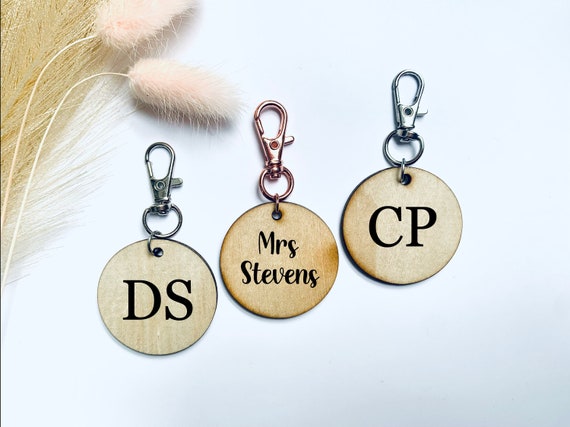 Etsy personalised keyring sale