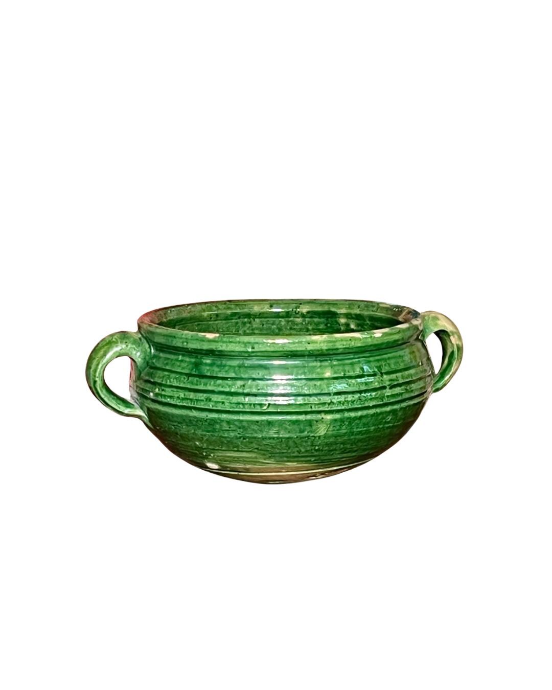 Antique Glazed Terracotta Colander: Early 19th Century Dutch ...