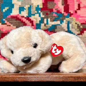 Vintage Ty Dog, Ty Classic, Ty Muffin the Dog, Ty Plush Dog Stuffed Animal, Vintage Classic Stuffed Ty Dog, Classic Vintage Stuffed Animal.