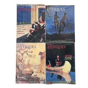 Sealed Vintage Antiques Magazine Bundle: 1994-1995 Decor Magazines, Lot of 4