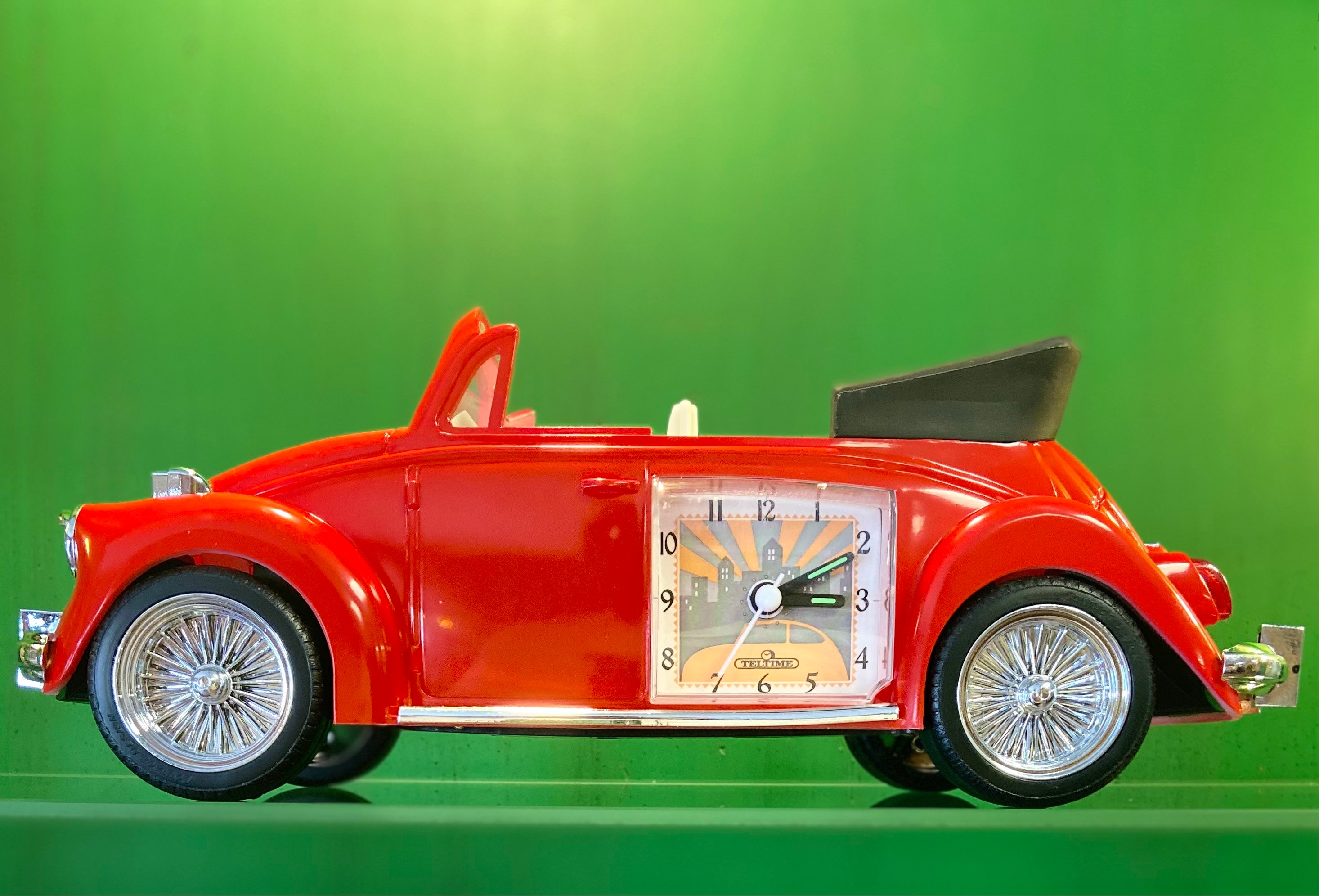 Vintage Beetle Car Alarm Clock VW Beetle Cabriolet Alarm Etsy