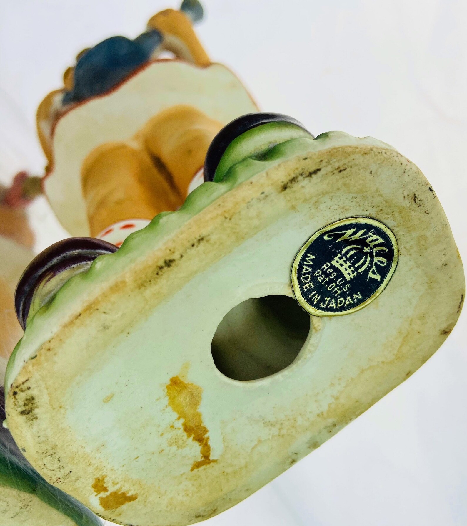 Vintage Pair of Wales Made in Japan Porcelain Figurines Hand Etsy