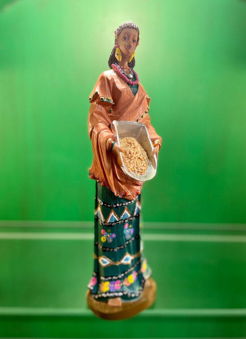 Vintage Hand Painted African/nubian Queen Figurine African Etsy