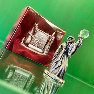 Tudor Mint Sorcerer Figurine: Pewter & Crystal, Myth and Magic (Original Box)