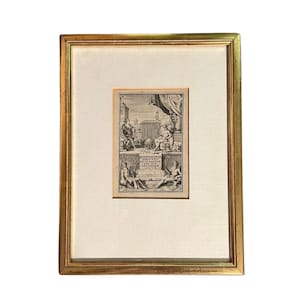 18th Century Dutch Engraving, Allegory on the VOC by Jacob Folkema (1692-1767), Dutch East India Company Antique Historical Art Print.