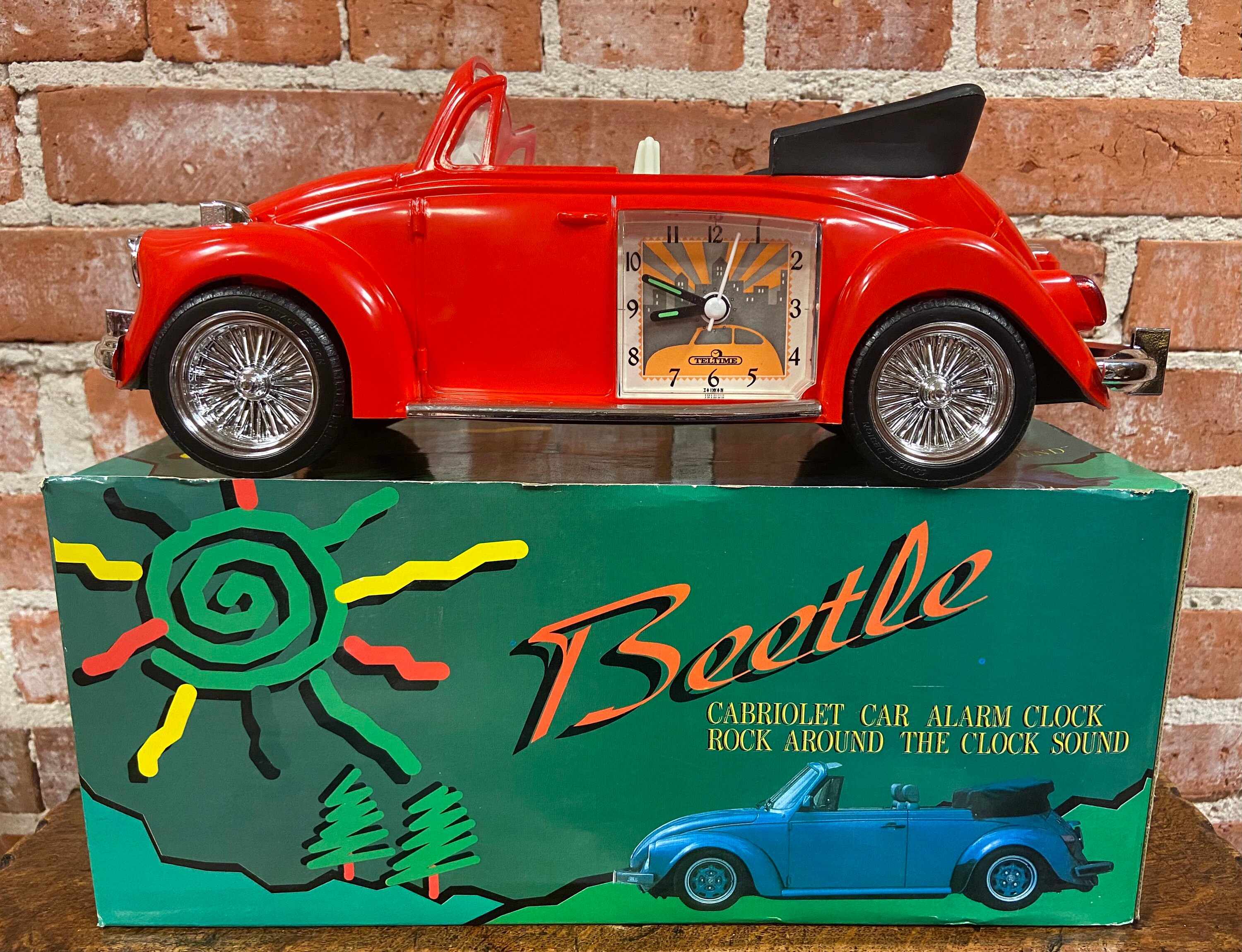 Vintage Beetle Car Alarm Clock VW Beetle Cabriolet Alarm Etsy
