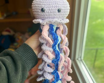 Crochet Jellyfish Plush Stuffie