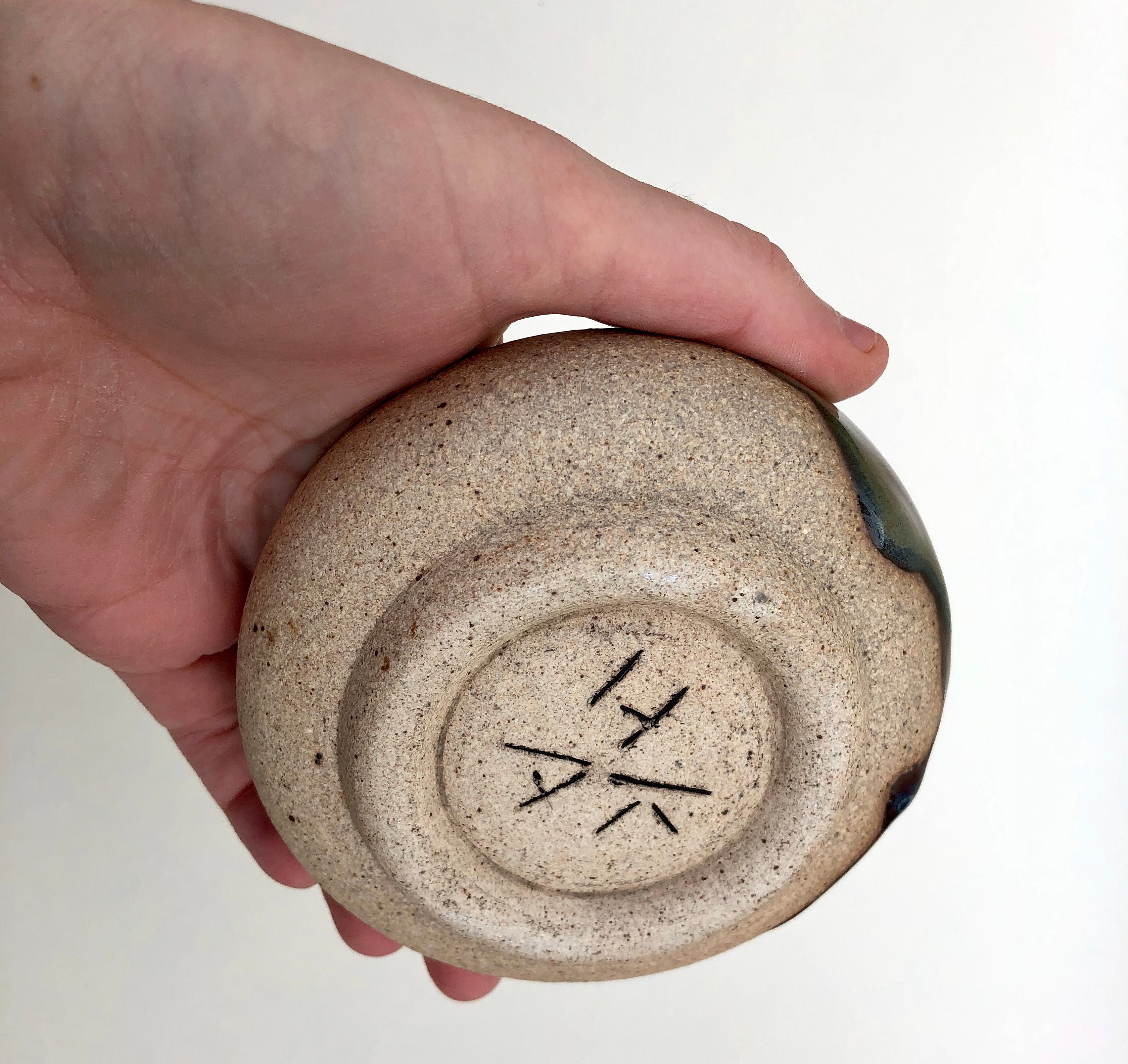 Ceramic RingHolder Minimally Glazed with a Reduction Fired Etsy