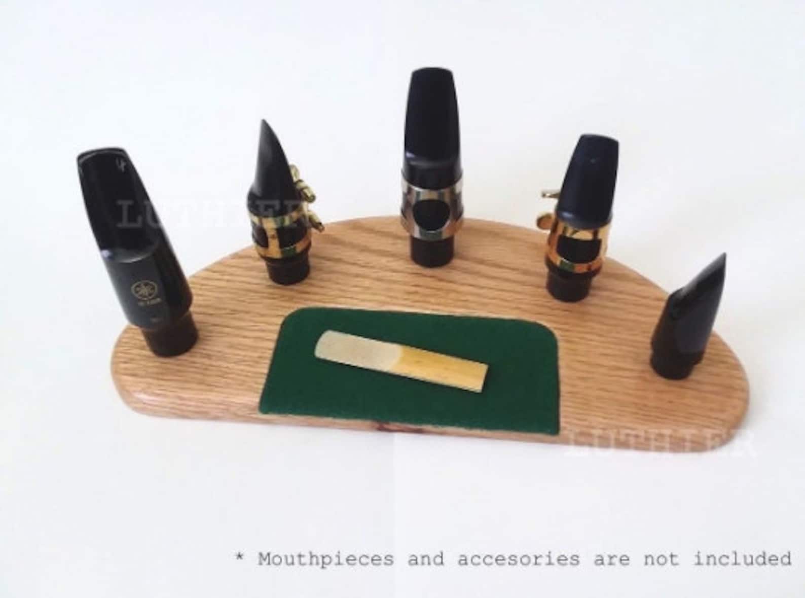 Wooden Sax Saxophone Trumpet Mouthpieces Holder Etsy