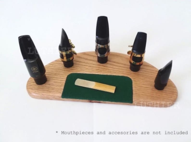 Wooden Sax Saxophone Trumpet Mouthpieces Holder Etsy