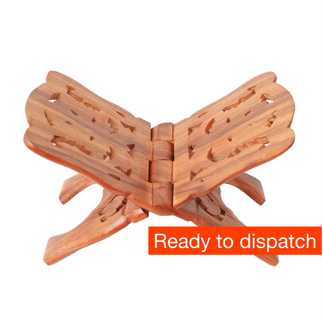 Holy Book Holder/ Wooden Book Stand Spiritual Collectible Etsy